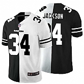 Nike Raiders 34 Bo Jackson Black And White Split Vapor Untouchable Limited Jersey Dyin,baseball caps,new era cap wholesale,wholesale hats